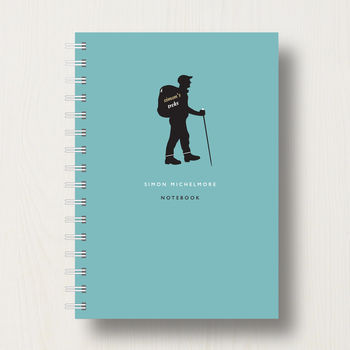 Personalised Walking Lover's Journal Or Notebook, 7 of 7