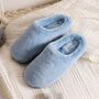 Luxury Soft Wide Fit Arch Support Memory Foam Mule Slippers, thumbnail 3 of 10