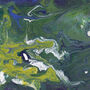 Set Of Four Hand Painted Greeting Cards 'Wave Seven', thumbnail 6 of 6