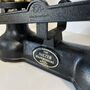 Vintage Salter Staffordshire Cast Iron Kitchen Scales With Brass Weights, thumbnail 2 of 6