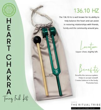 Frequency Chakra Tuning Fork Kit, 6 of 12