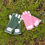 Personalised Leather Gardening Gloves, thumbnail 7 of 8
