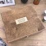 Large Personalised Memory Box With Maple Plaque, thumbnail 2 of 5