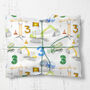 Construction Digger Wrapping Paper With Numbers, thumbnail 6 of 12
