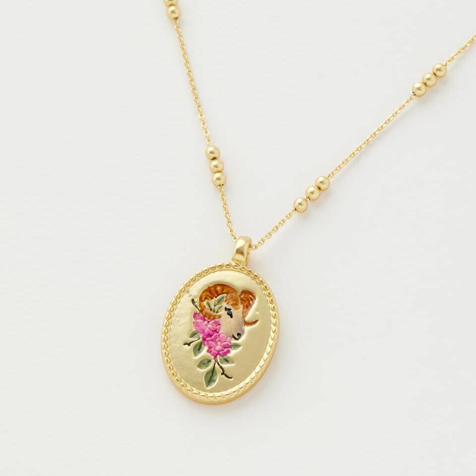 Fable Aries Zodiac Necklace, 1 of 6