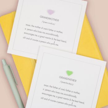 Handmade Grandmother Definition Birthday Card, 3 of 6