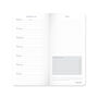 2026 Diary Matilda Myres Slim Weekly Notes Personalised, thumbnail 2 of 11