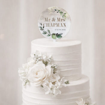 Personalised Wedding Keepsake Cake Topper, 3 of 5