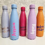 Wifey For Lifey Colour Block Water Bottle, thumbnail 1 of 10
