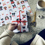 Snowy Christmas Dog Wrapping Paper, thumbnail 3 of 4