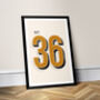 Personalised House Number Portrait, thumbnail 1 of 10