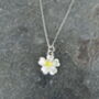 Yellow Primrose February Birth Flower Necklace Petite, thumbnail 4 of 5