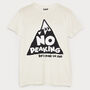 No Peaking Men's Slogan T Shirt, thumbnail 5 of 5