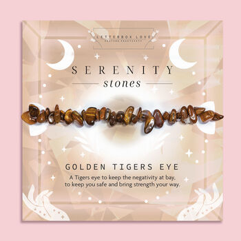 Golden Tigers Eye Crystal Chip Bracelet, 7 of 7