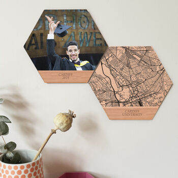 Graduation Photo And Map Art Gift Set, 8 of 11