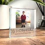 Personalised School Photo Freestanding Crystal Token For Start Of School And School Leavers, thumbnail 3 of 5