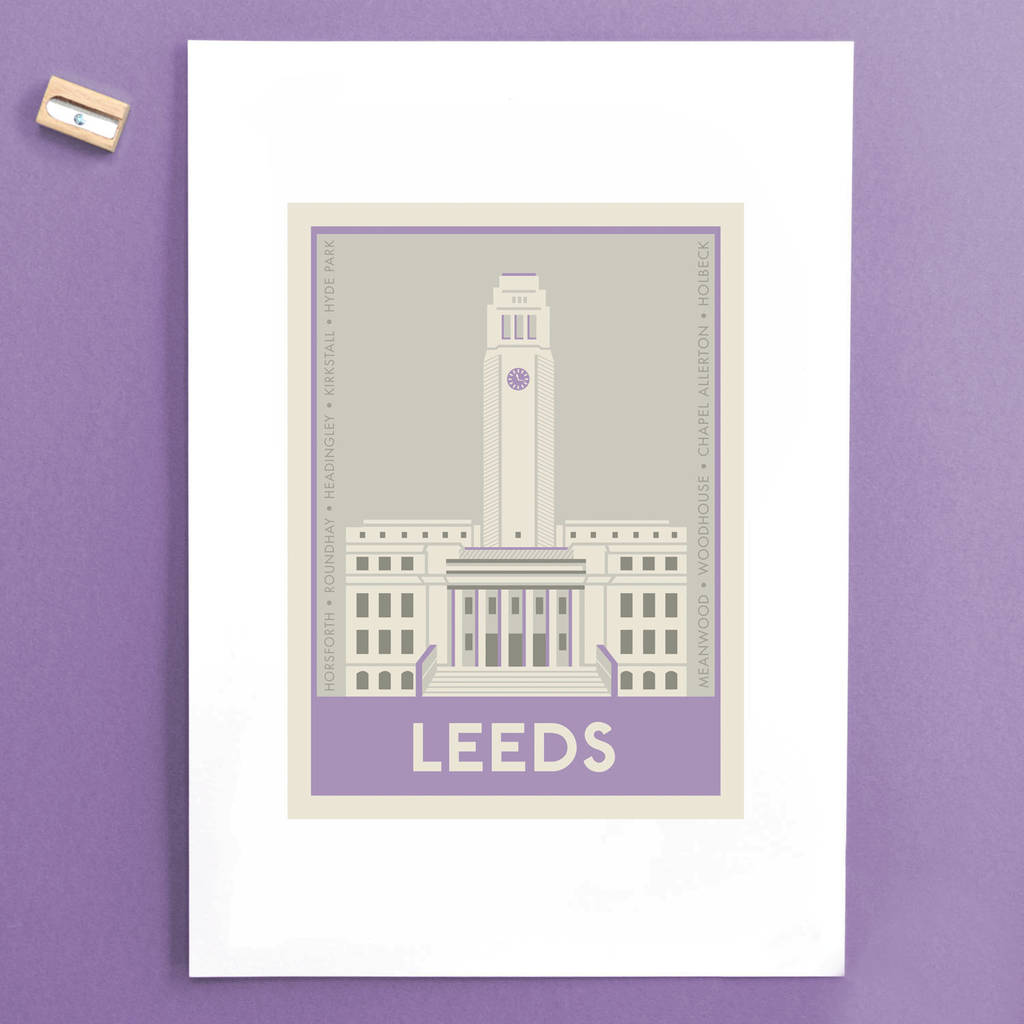 leeds stamp print by lucy loves this