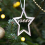 Personalised 3D Star Tree Decoration, thumbnail 2 of 7