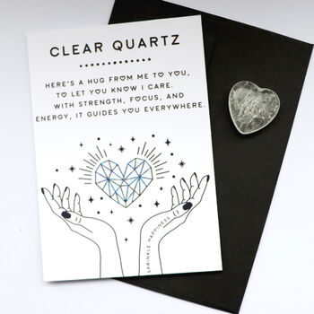 Clear Quartz Polished Heart For Energy And Clarity, 4 of 4