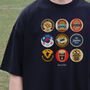 Wolves Football Beer Mats Oversized T Shirt, thumbnail 9 of 10