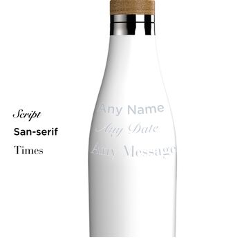 Custom Meridian Water Bottle – White, 4 of 5