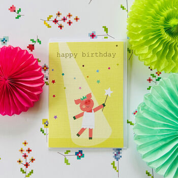 Piglet Happy Birthday Card, 5 of 5