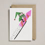 Risograph Christmas Card Elf With Tree, thumbnail 5 of 6