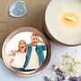 25th Birthday Photo Candle Rose Gold Tin, thumbnail 2 of 2