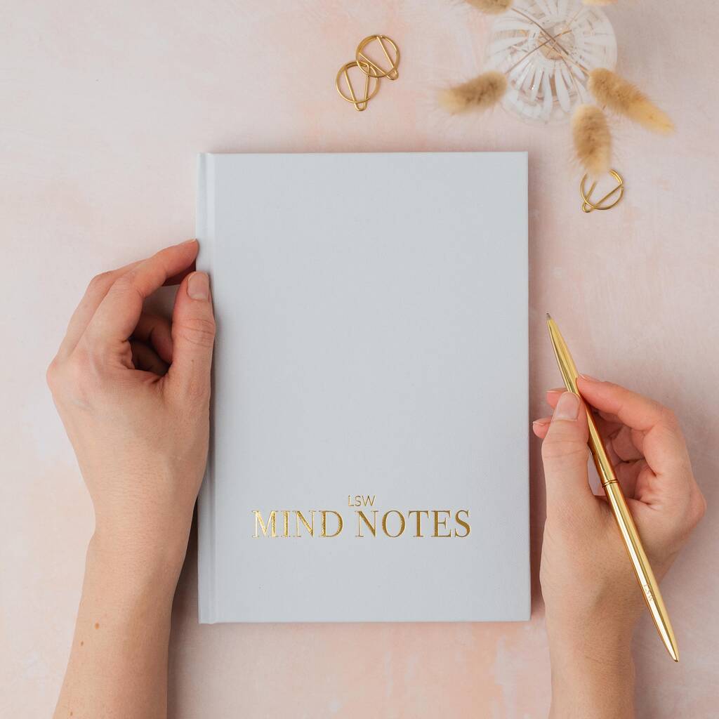 Mind Notes Journal | Six Month Undated Wellness Journal With Mental Health Practices Self Care And Mental Health Notebook With Motivational Exercises, 1 of 7