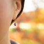 Amethyst Recycled Sterling Silver Earrings, thumbnail 1 of 6