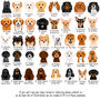 Personalised Dog Mum Or Dad Illustrated Keyring Gift, thumbnail 3 of 10