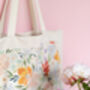 Joyful Florals Tote Bag, thumbnail 3 of 5