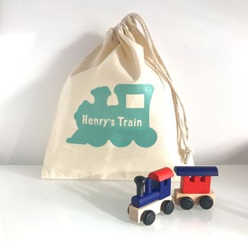 Coloured Personalised Name Train Items, 3 of 3