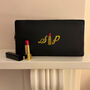 Personalised Lipstick Embroidered Monogrammed Bag, thumbnail 2 of 8