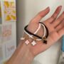 Custom Clover Bead Bracelet Stackers Anklet, thumbnail 1 of 4