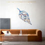 Tropical Leaf Wall Hanging Contemporary Metal Art, thumbnail 4 of 12