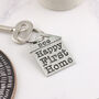 Couples Housewarming Gift Happy First Home Keyring, thumbnail 7 of 12
