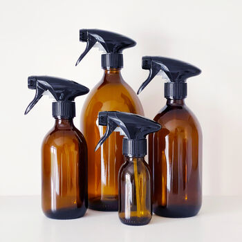 Refillable Amber Trigger Spray Bottle, 8 of 8
