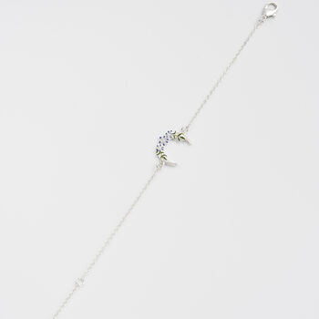 Silver Nightshade Moon Bracelet, 4 of 9