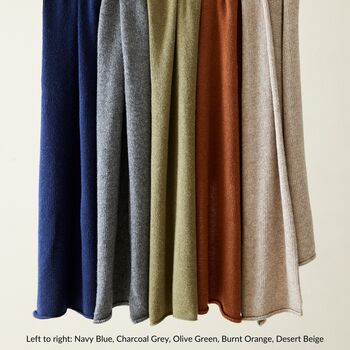 Fair Trade Classic Unisex Luxury Soft Merino Wool Scarf, 11 of 12