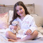 Personalised Embroidered Towelling Children's Bathrobe, thumbnail 2 of 5