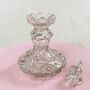 Vintage Rare Decorative Cut Glass Crystal Perfume Bottle ~ 31, thumbnail 2 of 9