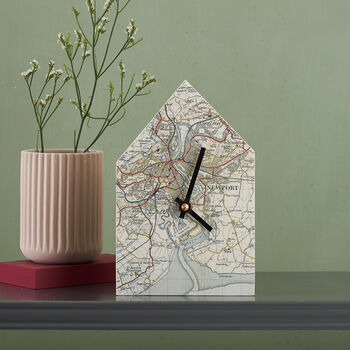 Personalised Map Location House Wall Clock, 6 of 9
