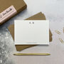 Personalised Monogram Correspondence Cards, thumbnail 2 of 8
