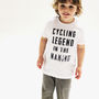 'Cycling Legend In The Making' Kids Tshirt, thumbnail 1 of 3