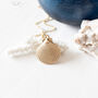 Gold Plated Shell Pendant Necklace, thumbnail 2 of 7