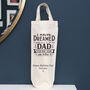 Personalised Dad Father's Day Gift Bottle Bag, thumbnail 2 of 3
