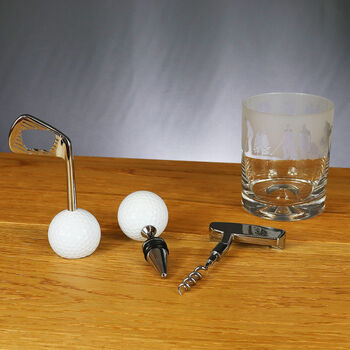 Personalised Golf Drinks Set, 4 of 9