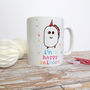 Funny 'I'm A Happy Unicorn' Multicolour Ceramic Mug, thumbnail 3 of 5