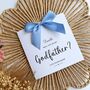 Godfather Proposal Card, Handmade Bow Proposal Card, Godmother, Godfather Card, thumbnail 1 of 5